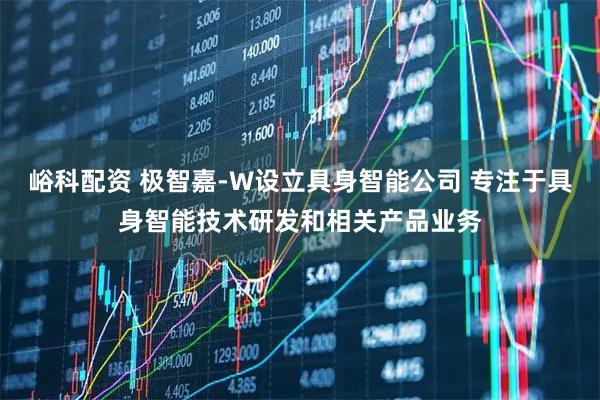 峪科配资 极智嘉-W设立具身智能公司 专注于具身智能技术研发和相关产品业务